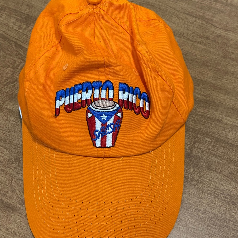 Puerto Rico Salsa Cap Hat Adult‎ Adjustable  100%Cotton - Picture 2 of 6